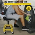 thumbnail image 5 of KFFKFF Rolling Garage Stool 300 lb Adjustable Machine Shop Seat with Casters, 5 of 9