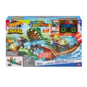 Hot Wheels Monster Trucks Arena Smashers Swamp Chomp Playset with 1 Toy Truck