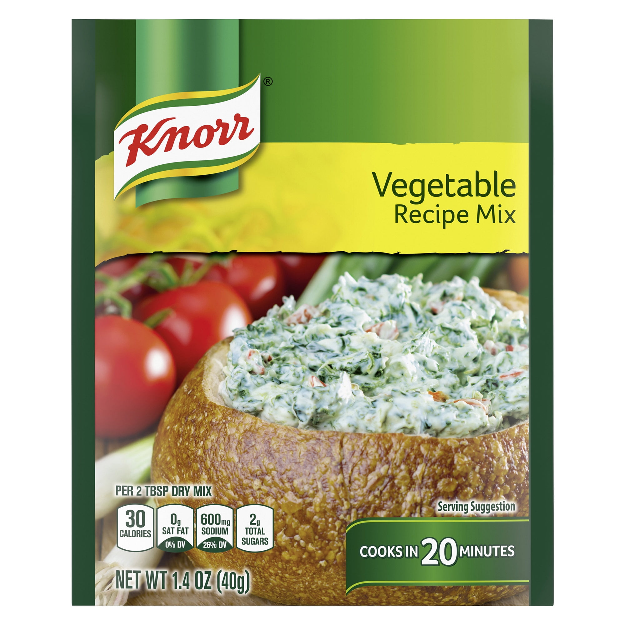 Knorr Recipe Mix Vegetable, 1.4 Oz - Walmart.com - Walmart.com