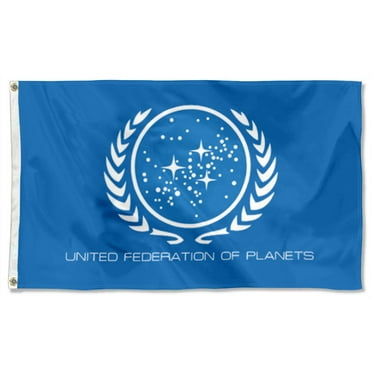 APFoo Star Trek, United Plantes Flags Banner Home Yard Garden Decor 3x5Feet