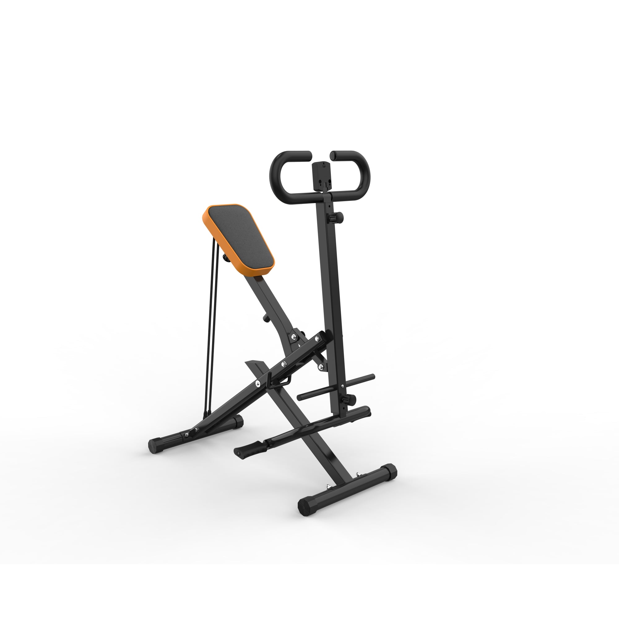 Jopath Squat Assist Trainer Foldable Squat Rider Machine Assist Trainer For Glutes Workout Foldable For Glutes And Quads With Resistance Bands 250lbs Capacity For Home Gym Fitness Black