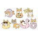 thumbnail image 1 of 7pcs / set Novedad Broche Chal Clips Camisas Vestidos Collar Tipo de cachorro de Zulema Novedad broche Safty Pin, 1 of 8