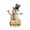 White-31inch, variant on 31" Lighted Christmas Snowman Decoration with Top Hat and Gray Scarf, Outdoor Standing Snowman for Holiday Home Front Door Entryway Garden Lawn Yard