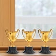 thumbnail image 6 of Rushawy 3 Pieces Mini Trophies Small for Classroom Rewards Competitions Party Favors Bronze, 6 of 9