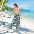 thumbnail image 7 of FORMRS Womens Beach Sarong Semi-Sheer Bikini Wrap Skirt Swimsuit Cover-ups, Forest Camouflage Pattern, 7 of 7