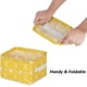 thumbnail image 2 of 4 Piezas Mini Cestas de Almacenamiento Cuadradas, Cestas de Almacenamiento de Tela de Algodón y Lino, Cajas de Almacenamiento Plegables para Bebés, Cestas de Almacenamiento de Tela Pequeñas, 2 of 8