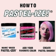 MANIC PANIC Pastel-izer Semi Permanent Hair Color for Women & Men - Mix with Temporary Hair Dye to Dilute & Create Custom Pastel Shades - Vegan & Cruelty-Free Conditioning Formula (4oz)