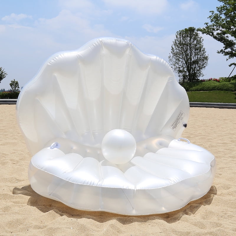 clam shell pool float walmart