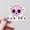 1pcs, variant on Spooky Vibes Skull Spooky Pastel Goth S363 Sticker