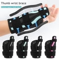thumbnail image 2 of Visland Thumb Brace with Adjustable Strap Left Right Hand Tendonitis Sprain Arthritis Pain Relief Thumb Splint Stabilizer Trigger Thumb Support Finger Splint, 2 of 8