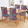 thumbnail image 2 of Yayeee 2 Pack Dining Chair Covers Stretch Parson Chairs Slipcovers Seat Protector, Charming Floral Pattern, 2 of 6