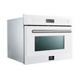 thumbnail image 2 of Forno Oliena Espresso White 24-Inch Built-In Microwave and Convection Oven Combo, 1.6 cu.ft, 1750W Convection, 1000W Microwave, Stainless Steel Interior, Glass Touch Controls, Sensor Cooking, 2 of 7