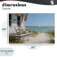 thumbnail image 4 of Stupell Industries Traditional By The Ocean Cottage Retreat Canvas Art, 45 x 30, by Petals Prints Design, 4 of 8