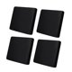 thumbnail image 2 of 4 Piezas Funda de Cojín para Sofá Elástica Protector de Muebles Decorativa para Sala de Estar Material Seda de Leche Adecuada para Uso en Hogar Oficin Negro, 2 of 8