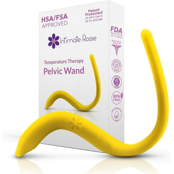 IntimateRose Hot/Cold Pelvic Wand – Temperature Therapy for Pelvic Floor Muscle Pain, BPA-Free, Latex-Free for Men & Women