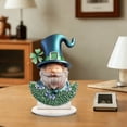 thumbnail image 6 of St. Patrick’s Day Decorations - 4-Leaf Clover Acrylic Centerpiece, Lucky Shamrock Table Decor, Green Party Supplies, Irish Holiday Home & Office Accent, 6 of 9