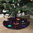 thumbnail image 2 of FMSHPON Stars NebulaGalaxy Xmas Christmas Tree Skirt Stand Mat for Holiday Party Decoration Indoor Outdoor 48 inches, 2 of 3
