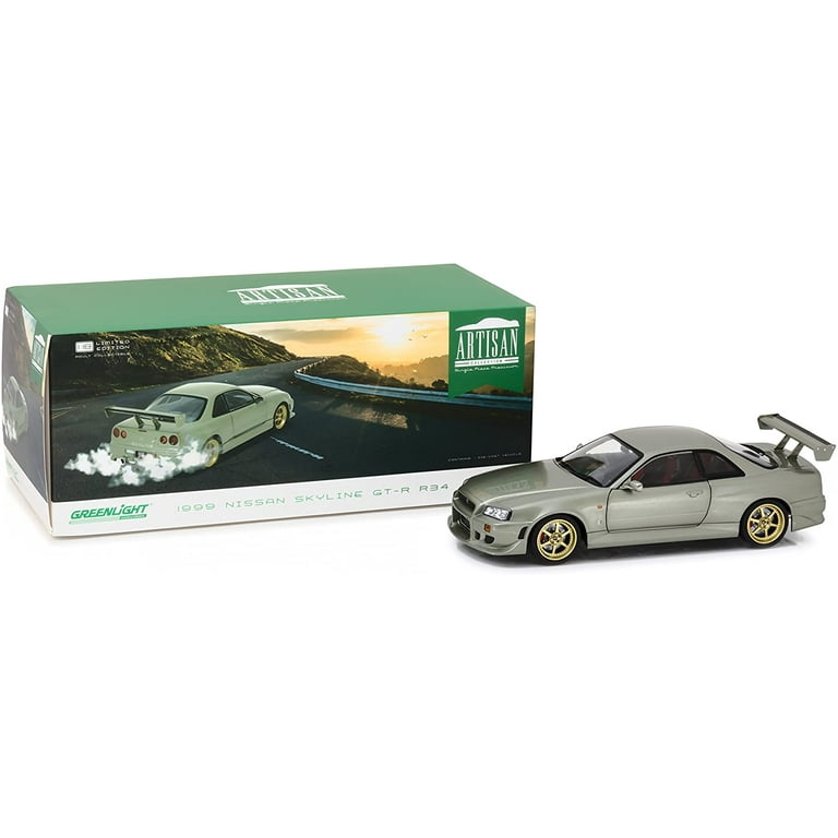 1999 Nissan Skyline GT-R (R34) Millennium Jade 1/18 Diecast Model