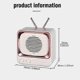 thumbnail image 5 of Wireless Stereo Retro Speaker, Vintage HiFi Bluetooth Speaker, Portable FM Radio with Strong Bass Enhancement, Multiple Playback Modes, 4D Sound Effec, 5 of 5