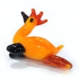 thumbnail image 3 of DIY 20pc Home Decorations Handmade Lampwork Display Decorations Bird Orange 28x10x22mm DIY, 3 of 3