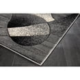 thumbnail image 3 of MDA Rug Imports Rhodes Collection Abstract Designed Area Rug Grey/Anthracite 2'1'' X 3'3'' 2' x 3' Kitchen,Bathroom,Entryway Rectangle, 3 of 5