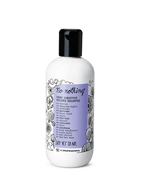 No Nothing 100 Vegan Volume Shampoo Very Sensitive Hypoallergenic Shampoo Cleanses and Gives