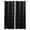 Black, variant on Sage Green Blackout Curtains 39 Inches Long, Geometric Flower Leaf Diamond Plaid Retro Thermal Insulated Black Out Curtains, Short Darkening Window Curtain Drapes for Cafe Bedroom 27.5"x39" 2 Panels