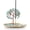 Green, variant on Backflow Incense Burner Ceramic Incense Waterfall 7 Chakras Crystal Tree Incense Holder Namaste Yoga Meditation and Home Decor