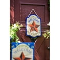 thumbnail image 3 of Evergreen Country Star Outdoor Safe Burlap Door Hanger, 3 of 6