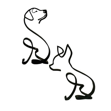 

Dog Minimalist Art Sculpture Metal Decoration 2PCS Wolf Ornament K2so Ornament Ornament Exchange Christmas Decorations Trees Cool Christmas Ornament Third Christmas Ornament Snowflake Ornament Cute
