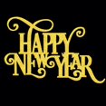thumbnail image 3 of veasfak 20 Pieces New Year' Letters Cake Topper Shiny Year Celebration Pick Home Party Gold, 3 of 9