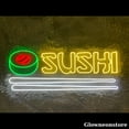 thumbnail image 2 of Glowneon Sushi Neon Sign, Sushi Led Sign, Japanese Food Sign, Sushi Decor Store, Kitchen Art, 2 of 5
