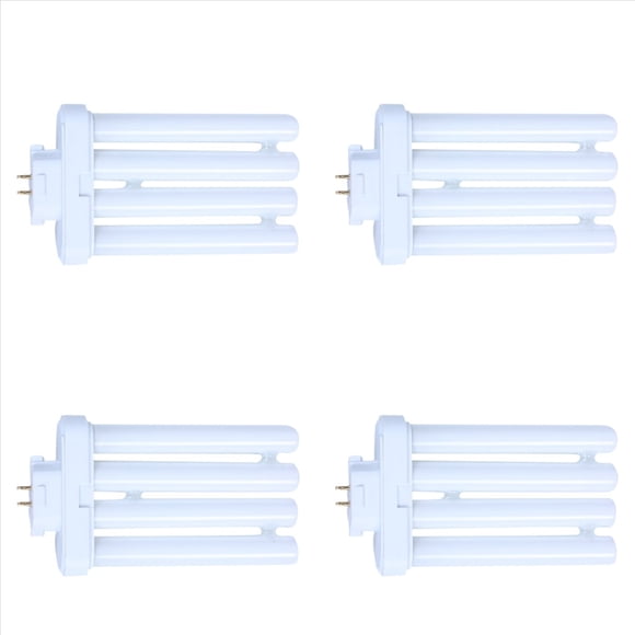 4X 220V 27W de 6500K Bombilla Fluorescente Compacta de Tubo Cuádruple Doble H