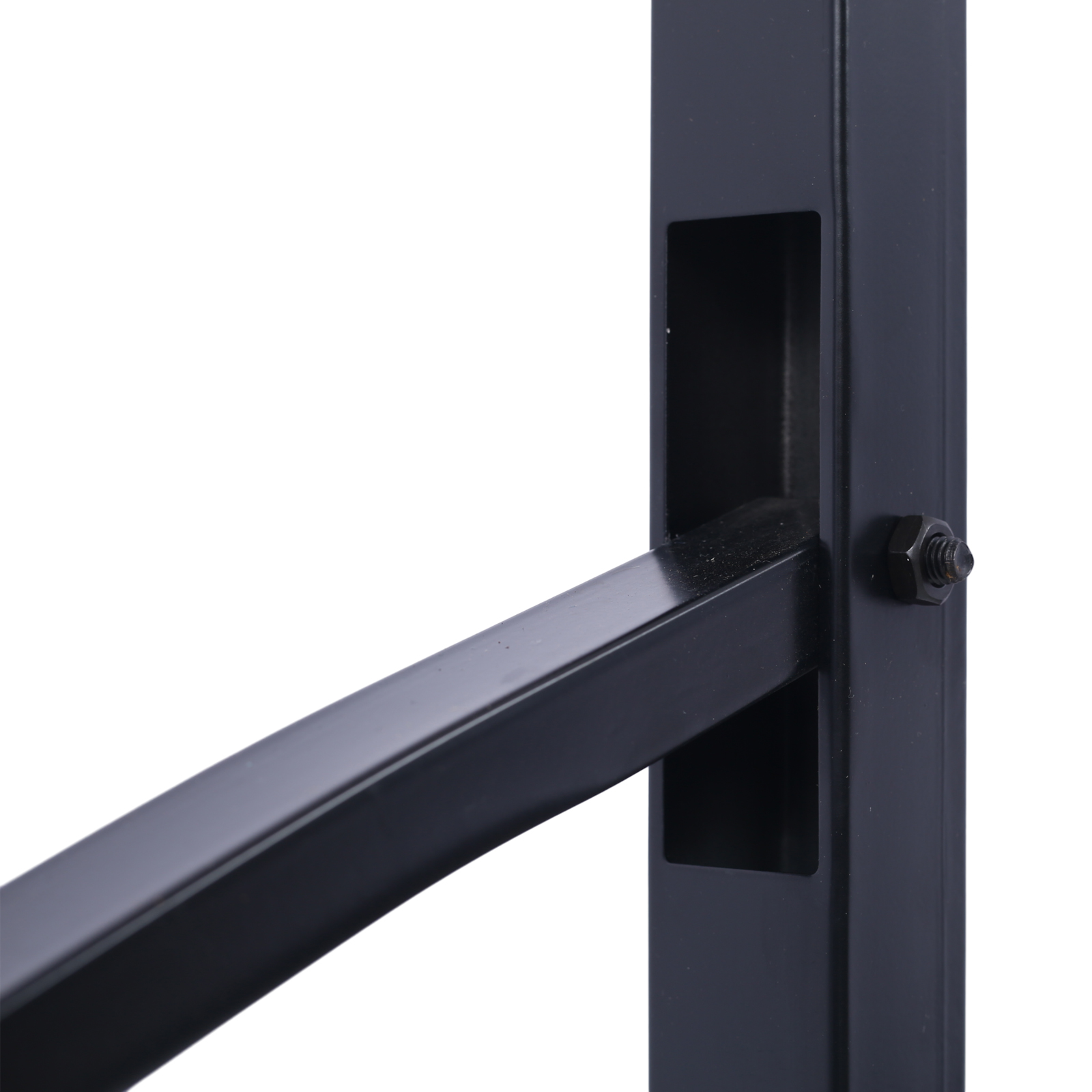 Wrought Iron Handrail, 1-3 Step Adjustable, Non-Slip Design, Powder Coated, Weather Resistant