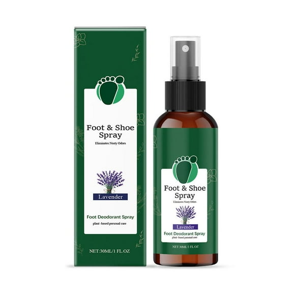 Natural Shoe Deodorizer and Foot Spray Foot Odor Eliminator for Shoes, Sports/