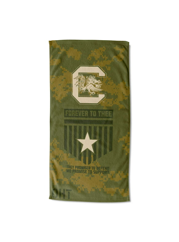 The Northwest Group South Carolina Gamecocks 30" x 60" OHT Military Appreciation Proud Beach Towel