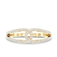 thumbnail image 5 of Rosec Jewels Lab Grown Diamond Anniversary Ring - Interlock Ring - EF-VS Quality Certified, 10K Yellow Gold, US 4.50, 5 of 9