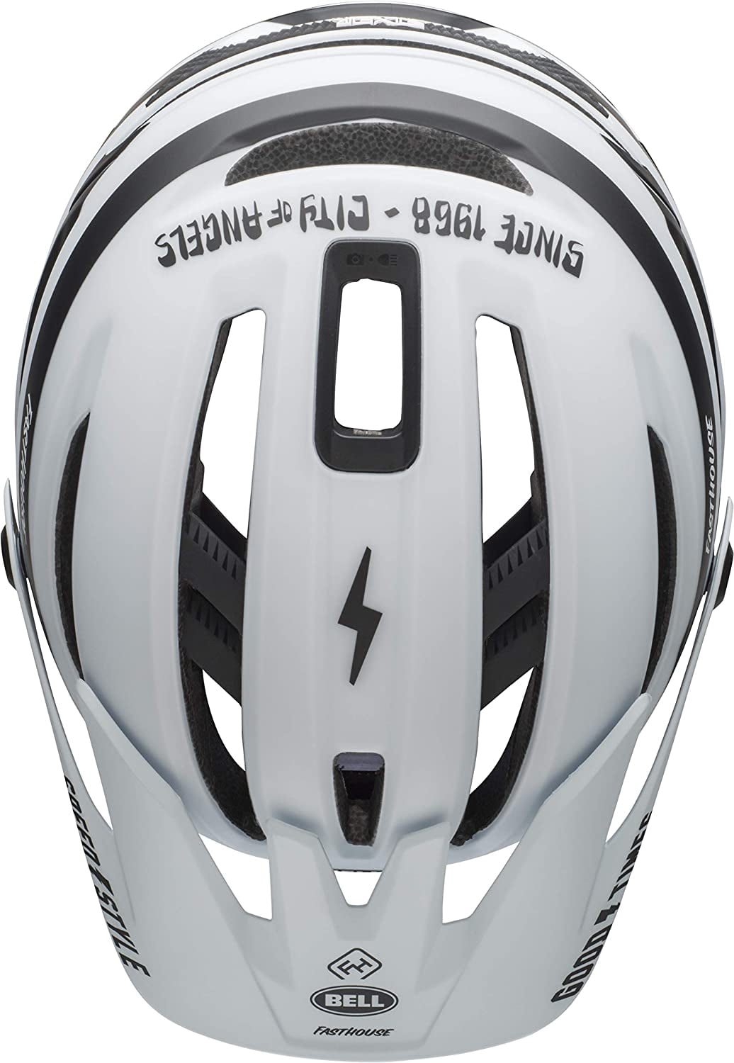 BELL Sixer MIPS Adult Mountain Bike Helmet Fasthouse Stripes Matte White/Black (2023) Large (58-62 cm)