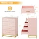 thumbnail image 2 of Yeshouse Cómoda alta de 4 cajones para dormitorio y armario con guías de cierre suave y sistema antivuelco | Organizador de almacenamiento compacto de 92 cm de alto, 2 of 9