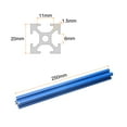 thumbnail image 2 of 2 Pcs t Slot 2020 Aluminum Extrusion Profile 300mm 12 inch, European Standard Anodized Black Extrusion Frame, 2 of 6