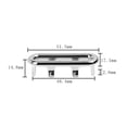 thumbnail image 2 of veasfak 10 Pieces Sink Overflow Basin Sink Overflow Cap for Bathroom Kitchen Wash Basin Oval, 2 of 9