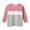 Pink, variant on HAOTAGS Girls School Uniform T - shirt, Round Neck Comfortable 3/4 Sleeve Pullover Tees Orange 4-5 Years