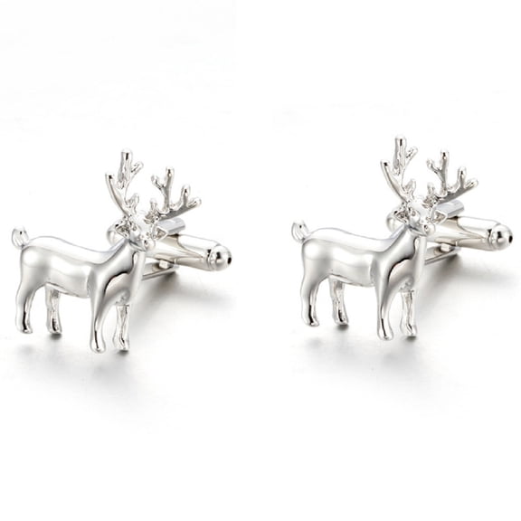 Longcreek Deer Cufflinks for Men, Vintage Deer Head Cufflinks, Viking Animal Deer Cuff Links, Elk Deer Shirt Tuxedo Cufflinks, Punk Cufflinks French Cufflinks, Best Man Cufflinks
