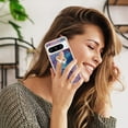 thumbnail image 6 of TECH CIRCLE For Google Pixel 8 Case,360 Rotatable Marble Pattern Shiny Ring Holder Kickstand Soft TPU Girls Women Case Shockproof Protective Phone Case for Google Pixel 8 6.2" 2023,Purple, 6 of 6