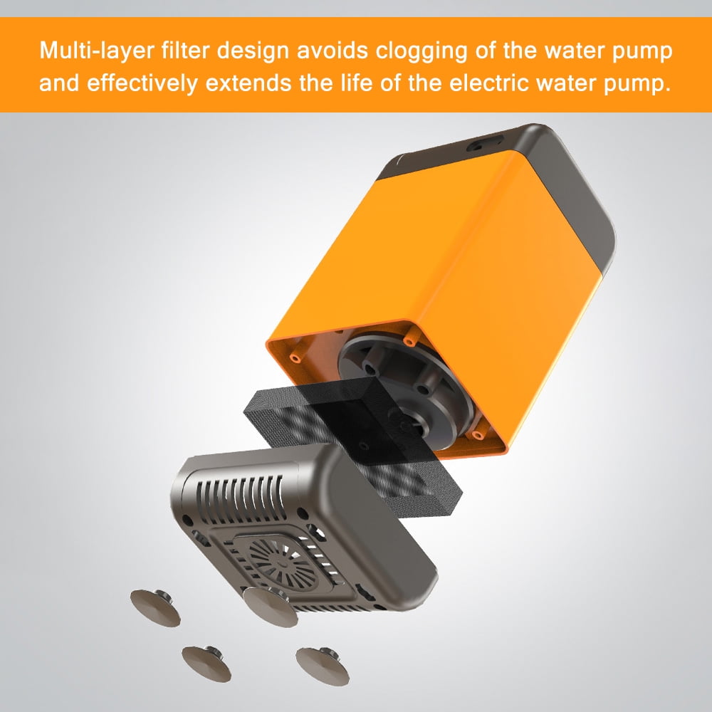 Eccomum Outdoor Camping Shower, Electric Rechargeable Portable Camping Shower for Camping, Hiking, Traveling