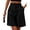 Black, variant on Joernso Women Casual Shorts High Waist Straight Loose Button Pocket Solid Color Ladies Summer Wide Leg Short Pants Trousers Office Wear