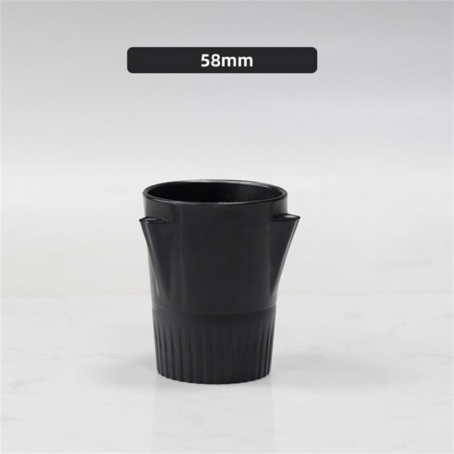 Luckyn Tasse de Dosage de Café 58mm Mug à Renifler pour Machine à Expresso Noir