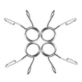 thumbnail image 3 of 4Pcs Barbell Spring Clips Stainless Steel Barbell Collars Replacement Barbell Clamps Barbell Collar Clips, 3 of 9