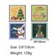 thumbnail image 3 of Pegatinas de Feliz Navidad para tarjetas, etiquetas adhesivas cuadradas de 300 cm para árbol de Navidad, sobres de regalo, caja de sellado, bolsa, 50-3,8 Uds., 3 of 3