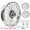 Silver, variant on 21 x 3.5 Fat Spoke Front Wheel w/ Rotors for Harley Touring Bagger Electra Glide Classic FLHTC FLHT Road Glide FLTR Road King FLHR Police EFI FLHPI 1984-2008 2004 2005 2006 2007 Street Glide FLHX